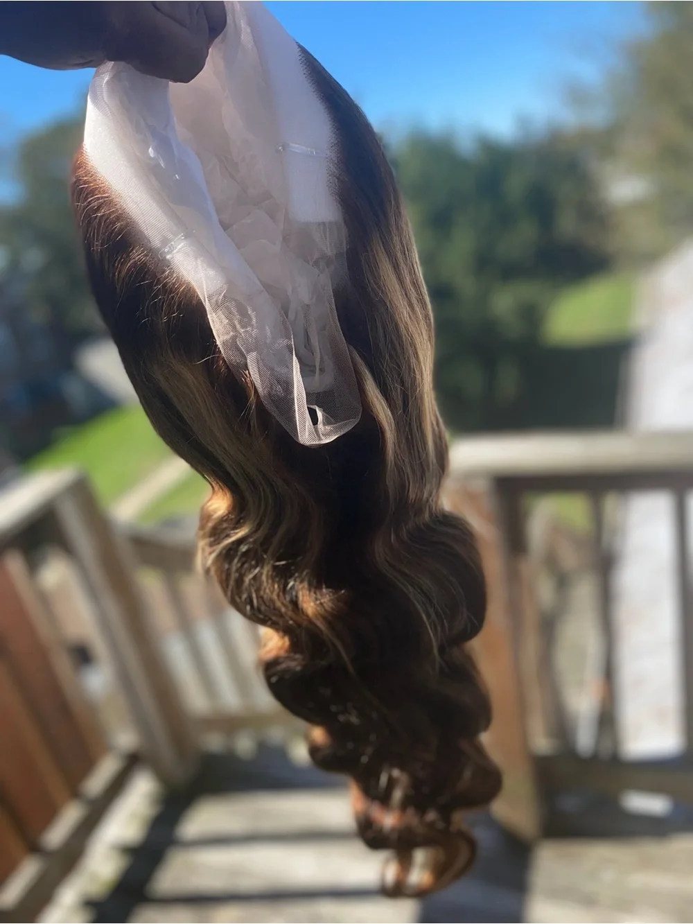 Brown Wavy Women’s Hairpiece - Natural Shine